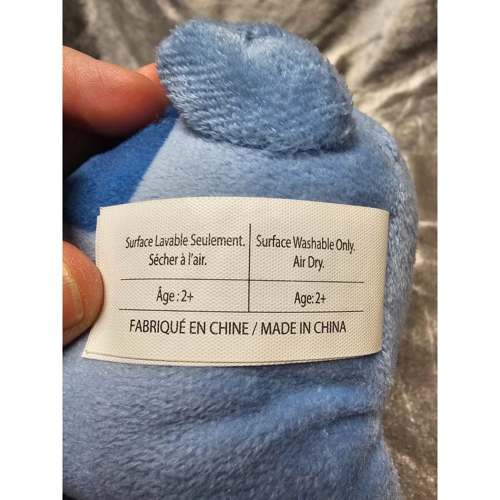 Disney Stitch Valentines Day‎ Plush Blue Alien Heart Tie Kiss Mark 10 Inch